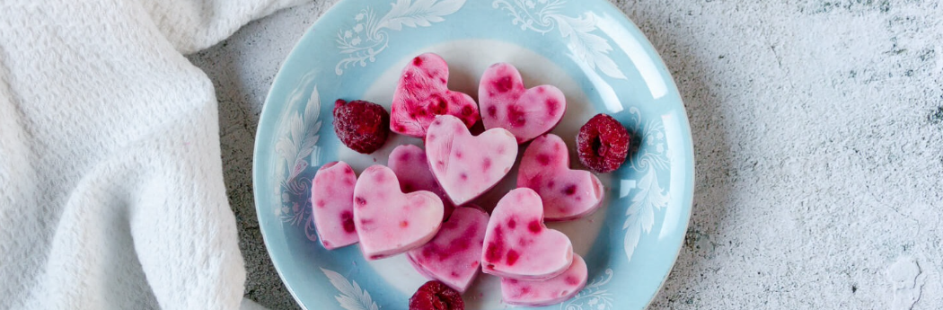 Raspberry Yoghurt Hearts
